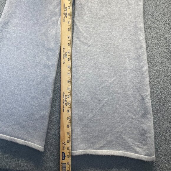 Sincerely Jules Flare Pants Gray Ribbed Waist Cozy Lounge Pull On Size XL - Picture 6 of 12